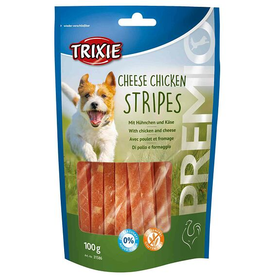 TRIXIE ΛΙΧΟΥΔΙΑ PREMIO CHEESE/CHICKEN STRIPES 100GR