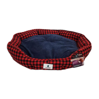 ANICOSE BASKET OCTAGON PLAID BLUE/RED L