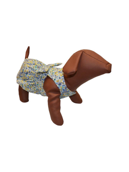 WOOF MODA ΦΟΡΕΜΑ FLORAL BLUE XL