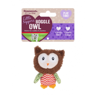ROSEWOOD CAT BOGGLE OWL