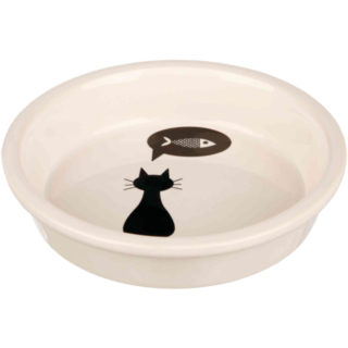 TRIXIE ΠΙΑΤΟ ΚΕΡΑΜΙΚΟ ΓΑΤΑΣ ΛΕΥΚΟ 250ML/13CM