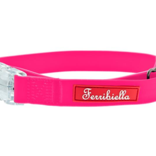 FERRIBIELLA COLLAR FUN FLAT 30-50CM/20MM PINK