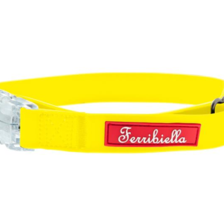 FERRIBIELLA COLLAR FUN FLAT 30-50CM/20MM YELLOW