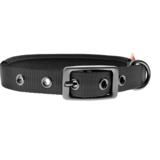 FERRIBIELLA COLLAR NYLON PADDED 75X2.5CM BLACK