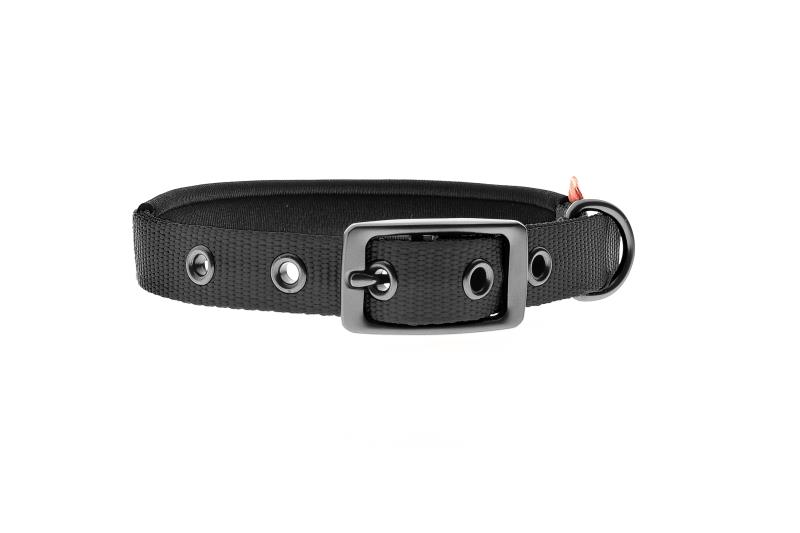 FERRIBIELLA COLLAR NYLON PADDED 75X2.5CM BLACK