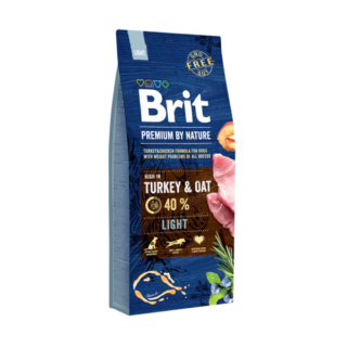 BRIT PREMIUM DOG LIGHT 15KG