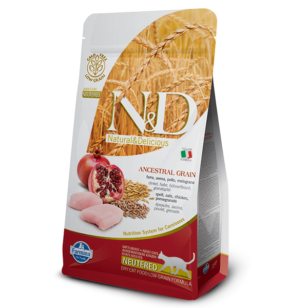 N&D CAT LG CHICKEN & POMEGRANATE NEUTERED 1.5KG