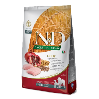 N&D DOG LG CHICKEN & POMEGRAN LIGHT MED/MAX 12KG