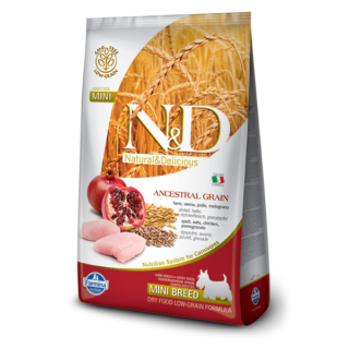 N&D DOG LG CHICKEN & POMEGRANATE ADULT MINI 2.5KG