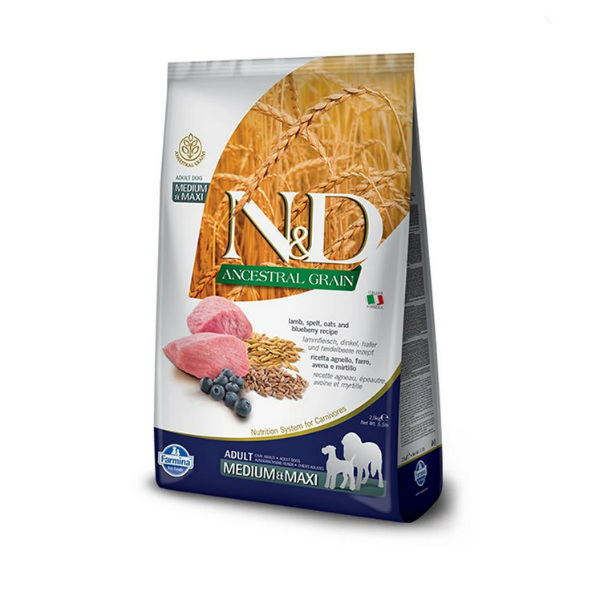 N&D DOG LG LAMB & BLUEBERRY ADULT MED/MAX 12KG