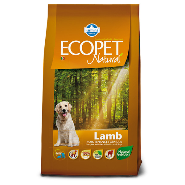 ECOPET NATURAL LAMB MEDIUM 12KG