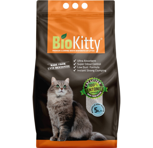 BIOKITTY ΑΜΜΟΣ MARSEILLE SOAP 5LT