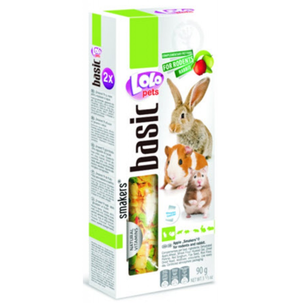 LOLO SMAKERS ΤΡΩΚΤΙΚΟ APPLE 90GR (2 PCS)