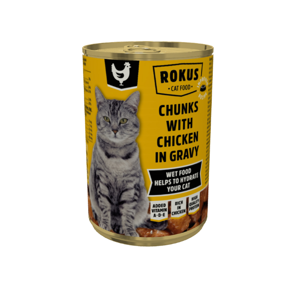 ROKUS CAT CHICKEN 810GR new