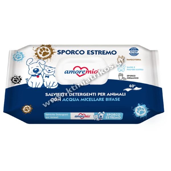 AMORE MIO ΜΑΝΤΗΛΑΚΙΑ ΚΑΘΑΡΙΣΜΟΥ EXTREMELY DIRTY (40PCS)