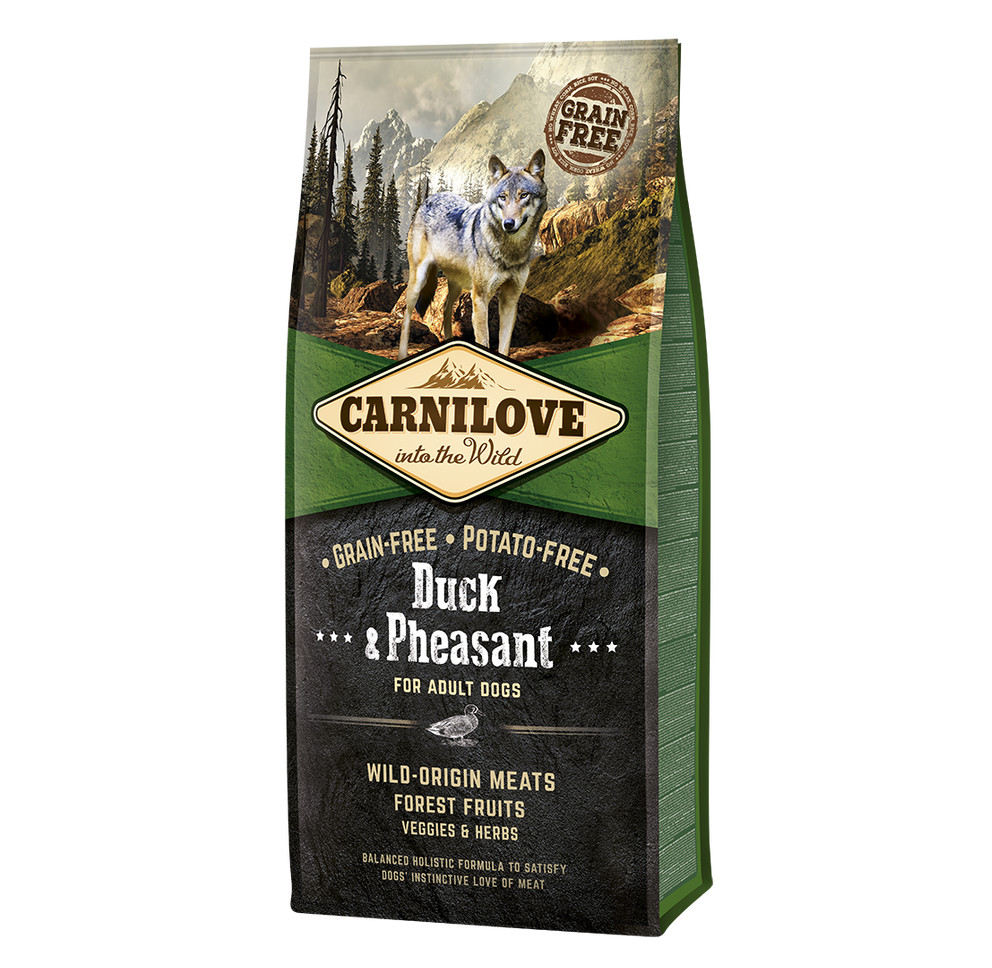 CARNILOVE DOG ADULT DUCK & PHEASANT 1.5KG