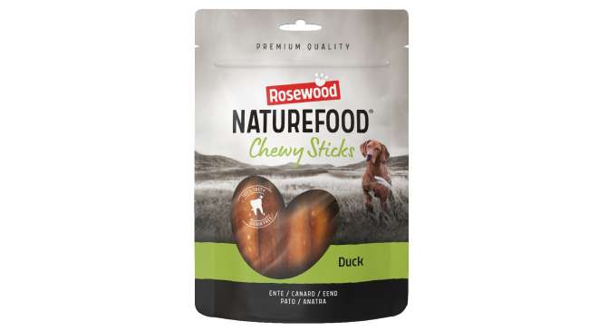 ROSEWOOD NATURE FOOD CHEWY STICKS DUCK 100GR