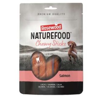 ROSEWOOD NATURE FOOD CHEWY STICKS SALMON 100GR