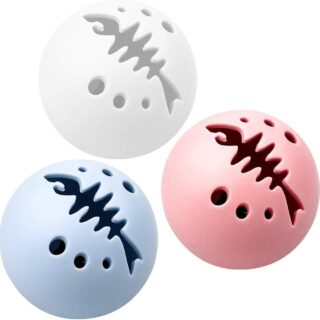Denik παιχνιδι γατας Hollow Fishbone Ball (3pcs)