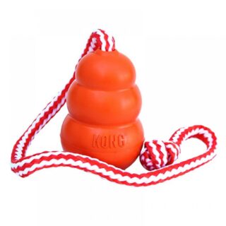 KONG CLASSIC WITH ROPE LARGE