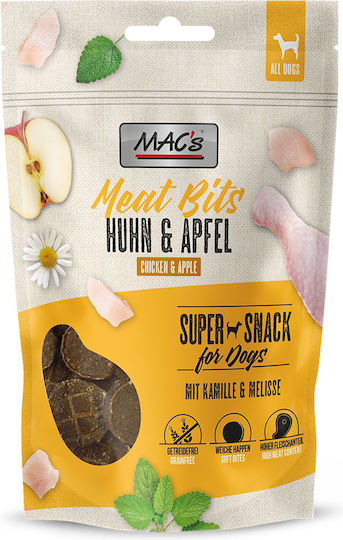 MAC'S DOG SNACK MEAT BITS ΜΕ ΚΟΤΟΠΟΥΛΟ & ΜΗΛΟ GF 90GR