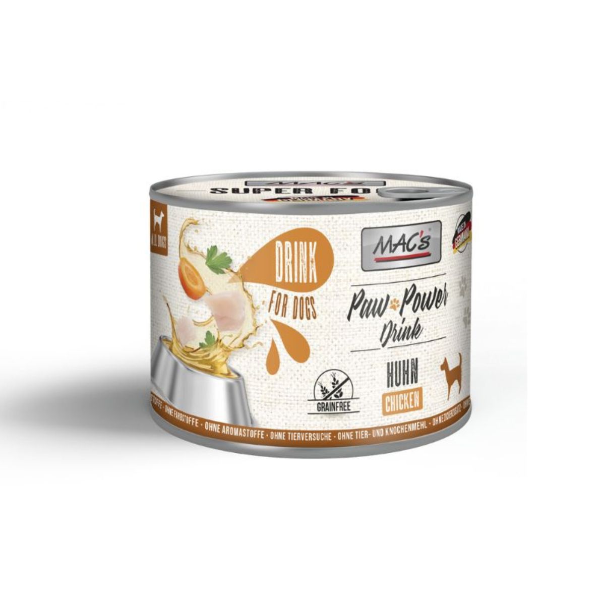 MAC'S DOG PAW POWER DRINK CHICKEN GF 200GR
