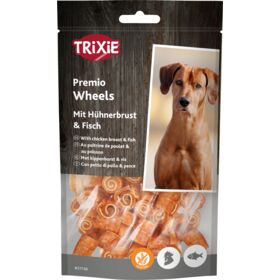 TRIXIE ΛΙΧΟΥΔΙΑ PREMIO FISH/CHICKEN WHEELS 75GR