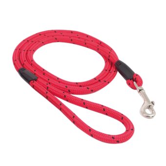ROSEWOOD ROPE TWIST LEAD RED 160CM
