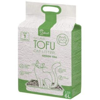 VELVET PAW TOFU CAT LITTER GREEN TEA 6LT