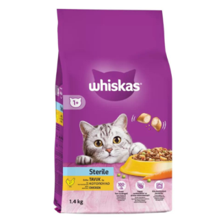 WHISKAS STERILISED CHICKEN 14KG