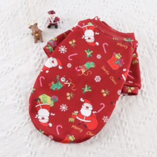 DENIK PET CLOTHES XMAS SANTA RED L 35CM
