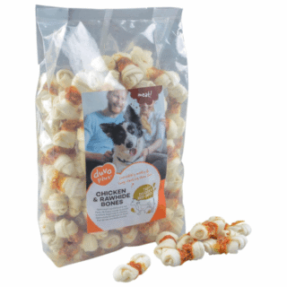 [FB] Duvo Chicken Rawhide Bones (Bulk)