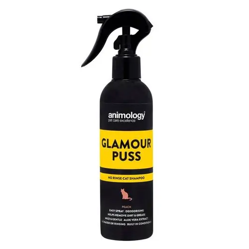 Animology Glamour Puss No Rinse Cat Shampoo Spray Peach 250Ml