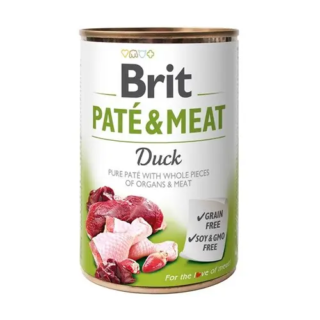 BRIT CARE CAN PATE & MEAT DUCK 400GR