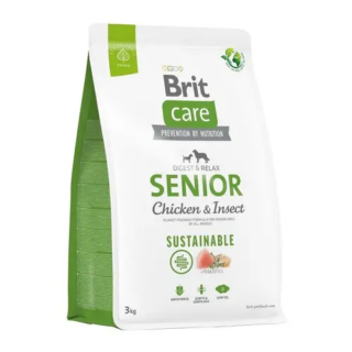Brit Care Dog Sustainable Senior Chicken & Insect 3Kg