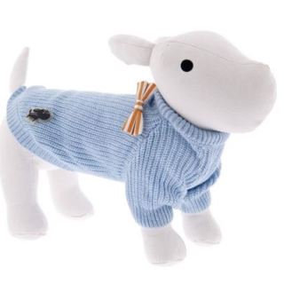 FERRIBIELLA SWEATER LA DOLCE VITA LIGHT BLUE 43CM