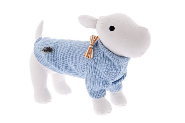 FERRIBIELLA SWEATER LA DOLCE VITA LIGHT BLUE 43CM