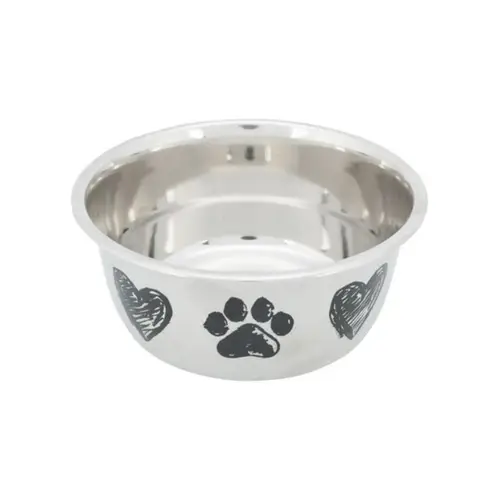 Trixie Πιατο Ανοξειδωτο Hearts 15Cm/1L