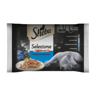 Sheba Mega Pack Επιλεγμενα Θαλασσινα 4Χ85Gr