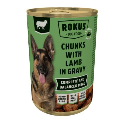 Rokus Dog Lamb 415Gr