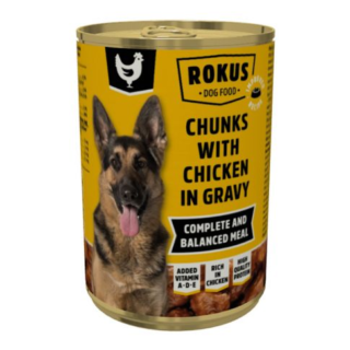 ROKUS DOG CHICKEN 415GR