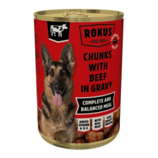 ROKUS DOG BEEF 415GR