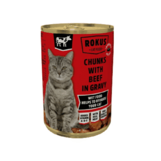 ROKUS CAT BEEF 415GR
