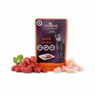 Nuevo Pouch Adult Beef & Chicken 85Gr