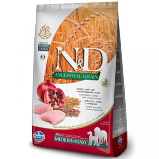 N&D DOG LG CHICKEN & POMEGRAN ADULT MED/MAX 2.5KG