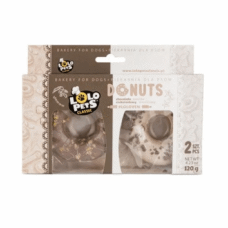 Lolo Donut Box Chocolate/Vanilla (2 Pcs) 120Gr