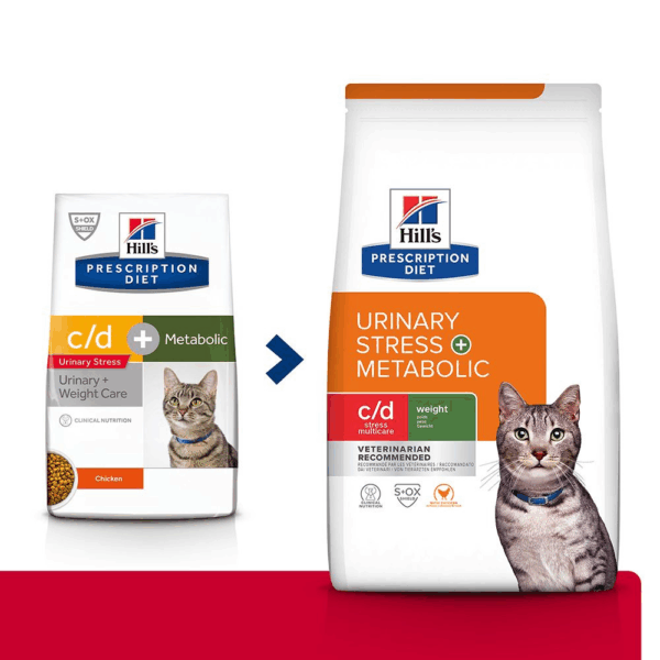 HILL'S C/D URINARY STRESS & METABOLIC 3KG