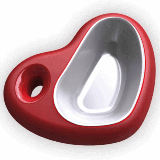 Happy Pet Heart Pet Bowl Large 750Ml