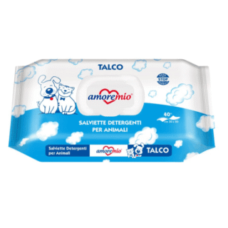Amore Mio Μαντηλακια Καθαρισμου Talc (40Pcs)