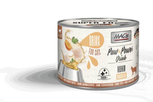 Mac'S Cat Paw Power Drink Chicken & Carrot Gf 200Gr